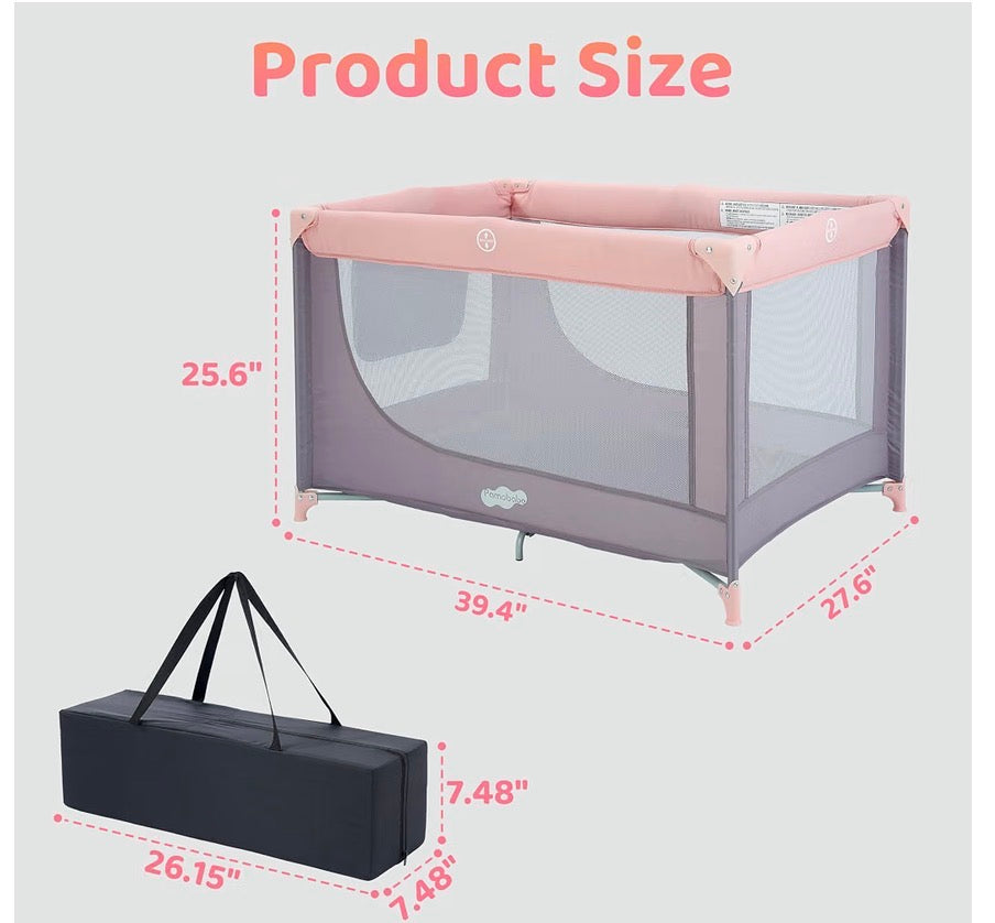 Pamo Babe Pack N Play, Pink