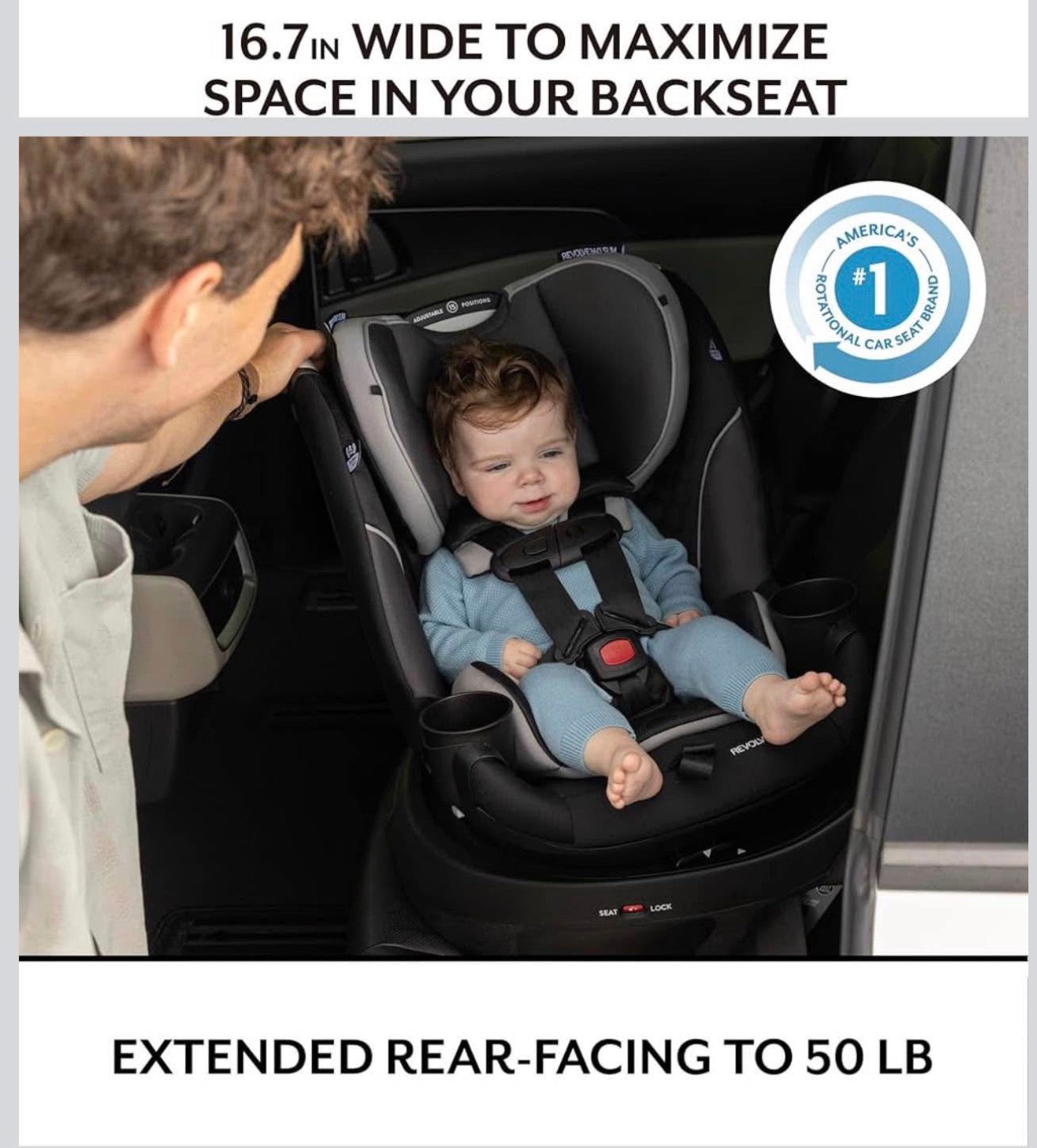 Evenflo Gold Revolve360 Slim Rotating Car Seat