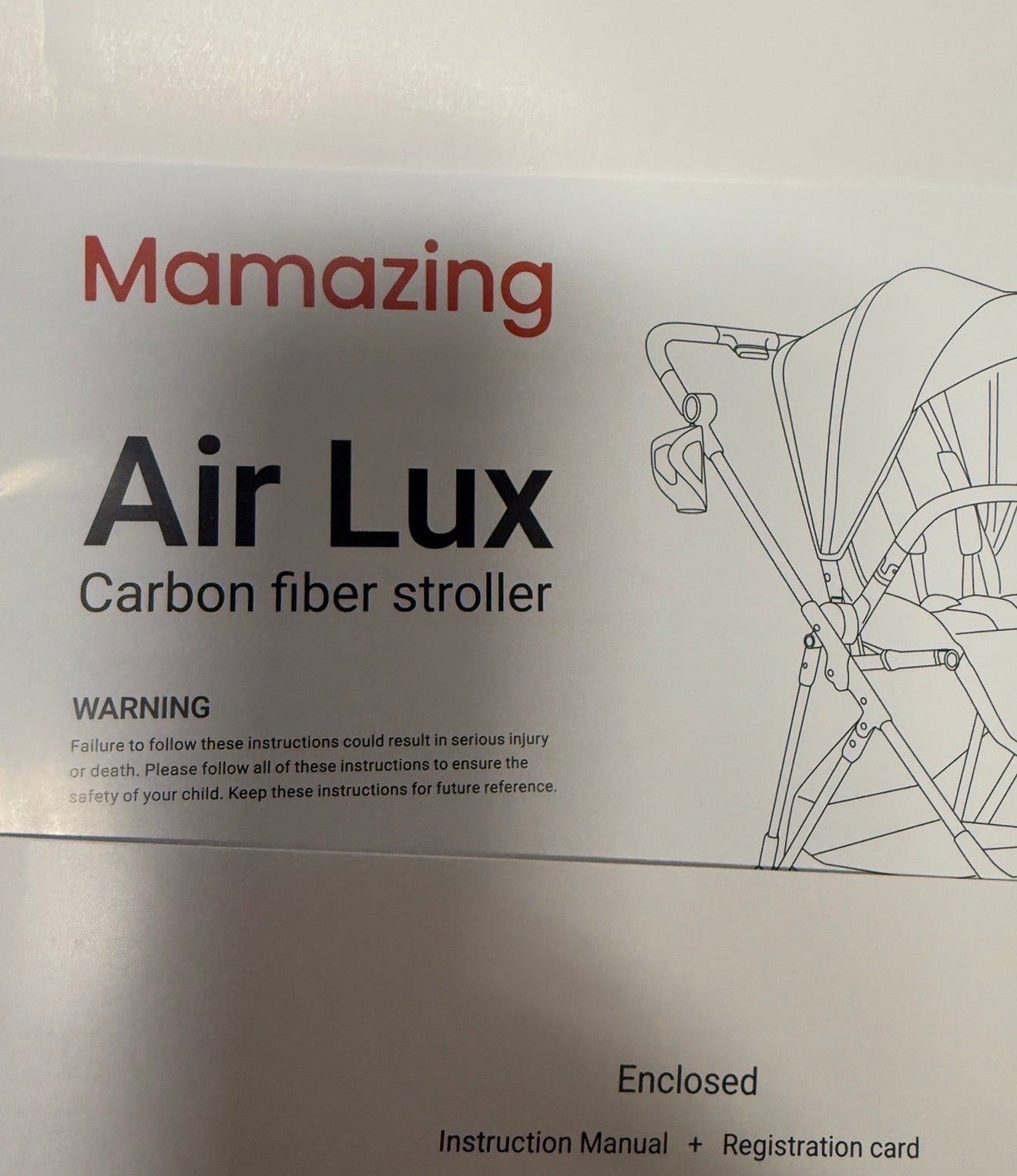 Mamazing Air Lux Baby Stroller
