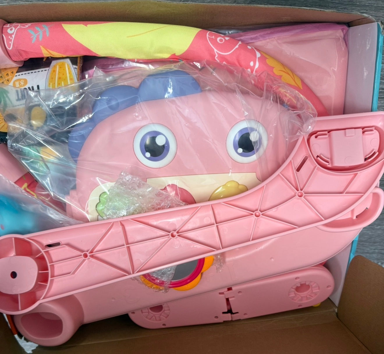 Baby Play Gym with Piano, Pink