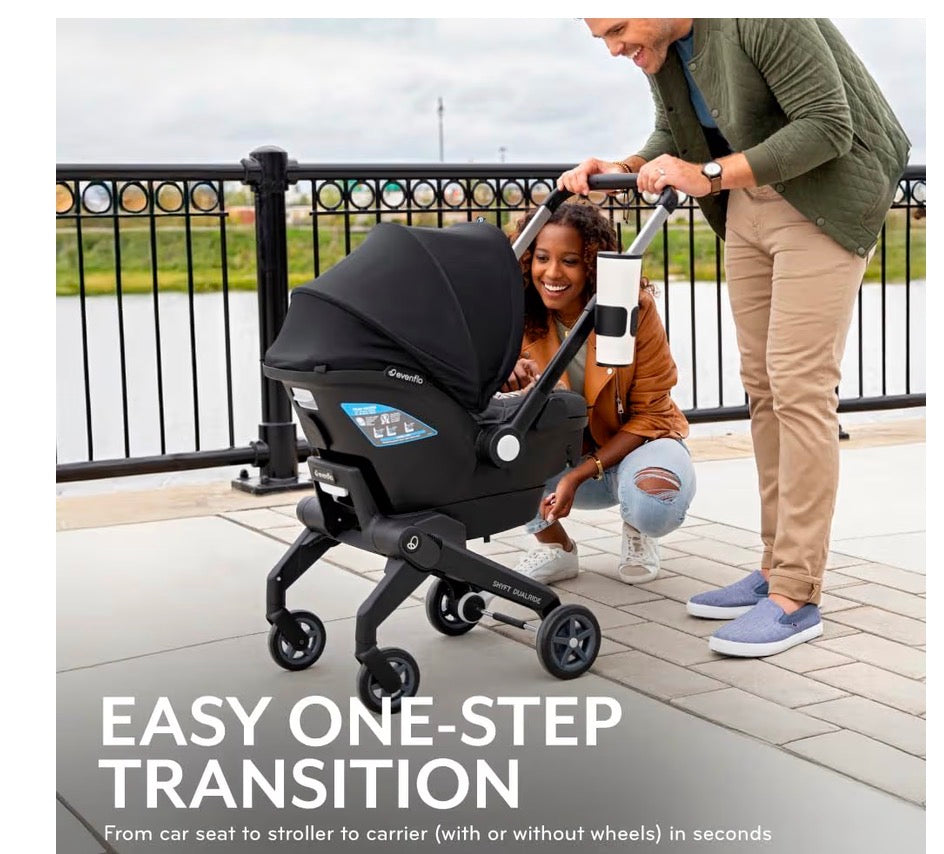 Evenflo Shyft DualRide Car Seat Stroller Combo