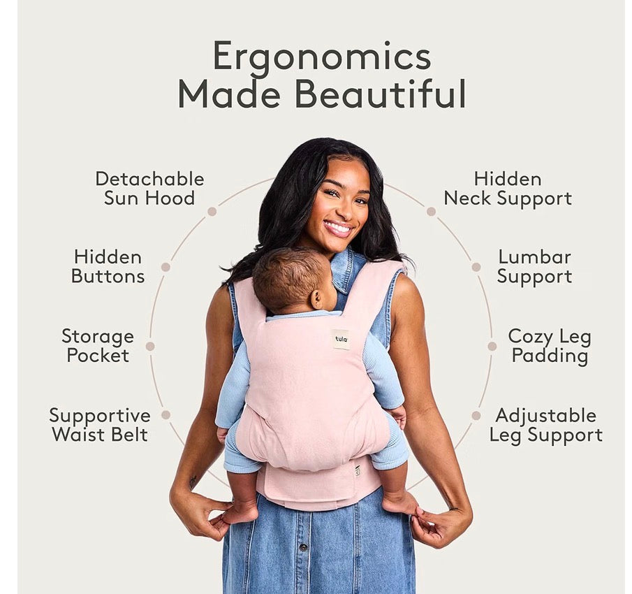 Baby Tula Explore Linen Baby Carrier, Ash