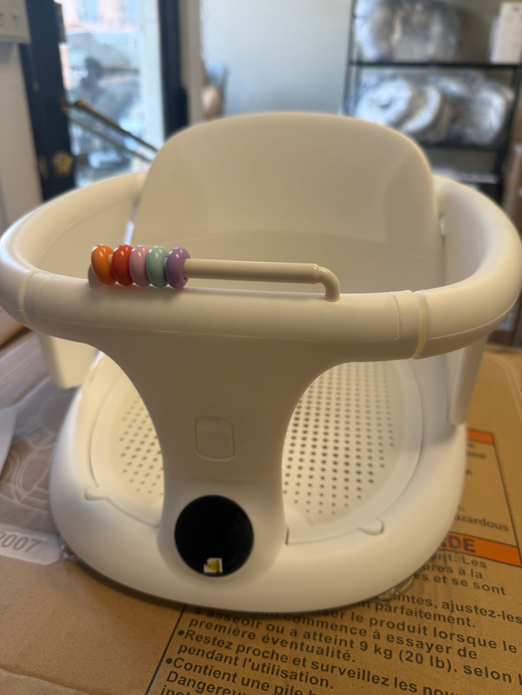 Baby Bath Seat, White