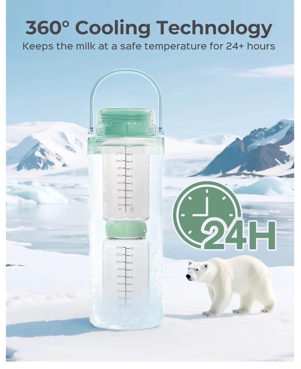Breast Milk Cooler, green