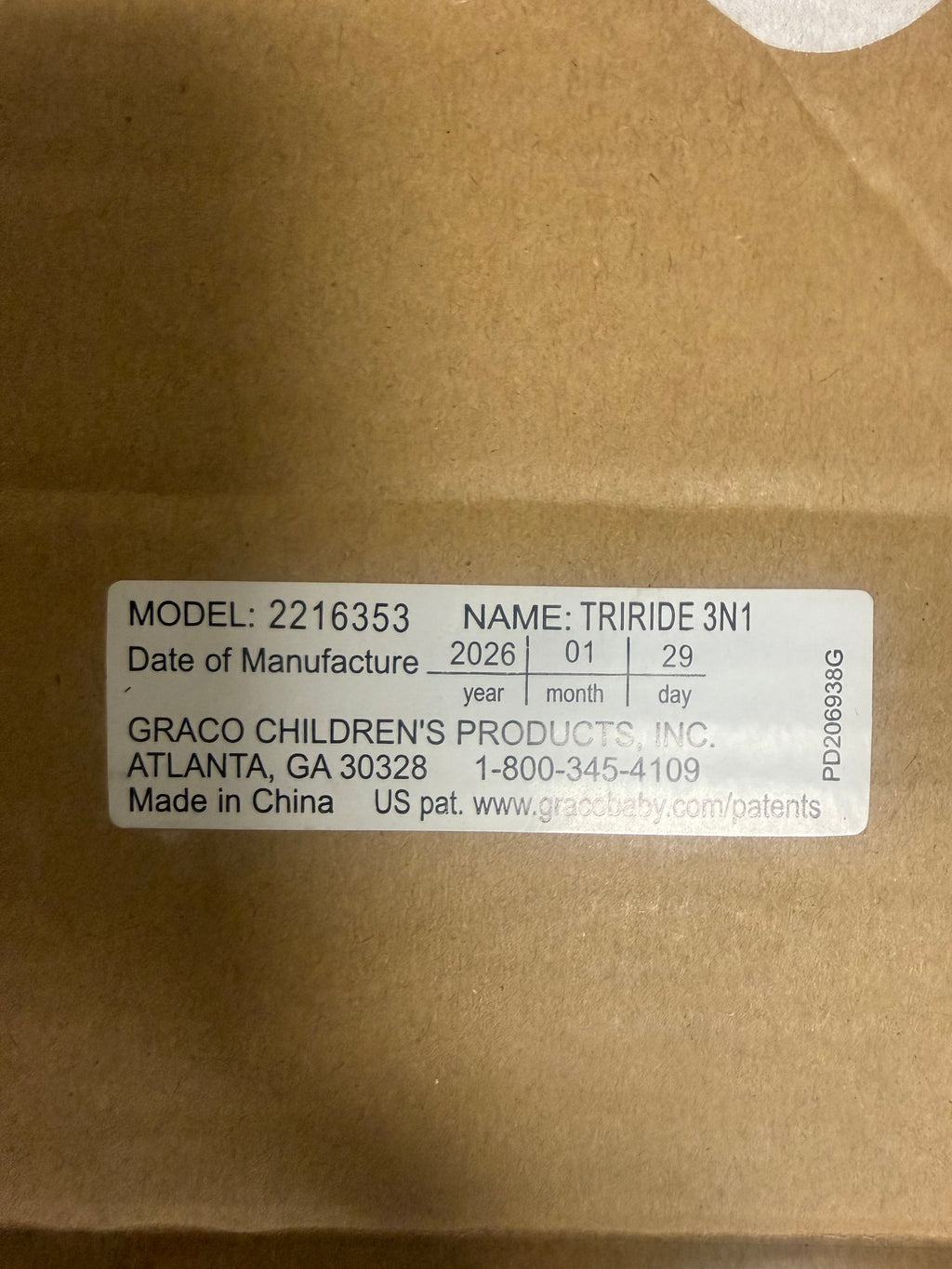Graco TriRide Convertible Car Seat