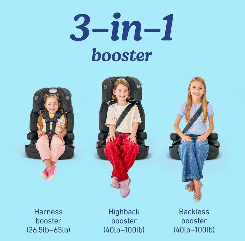 Graco Tranzitions Harness Booster Car Seat, Tan