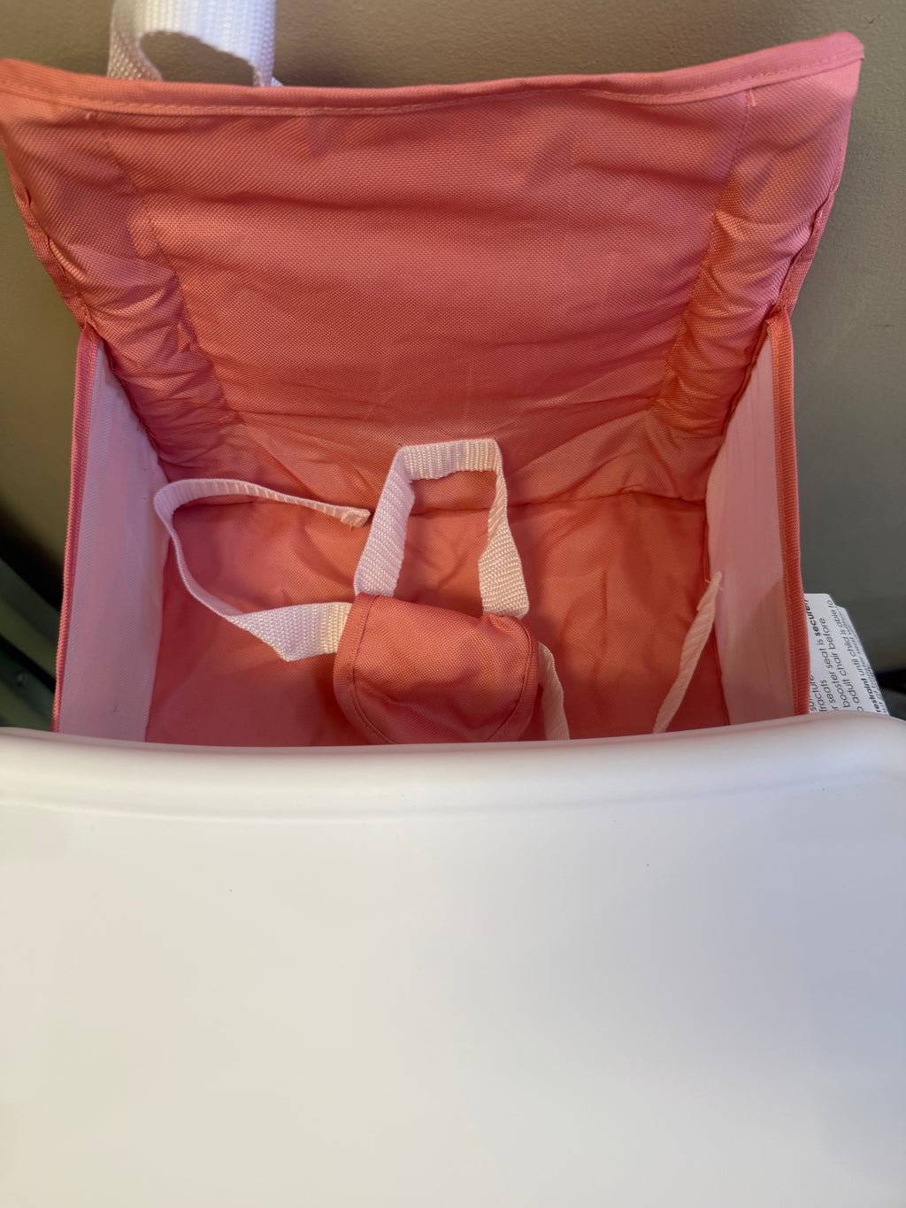 Portable Baby High Chair/Booster Seat, Pink