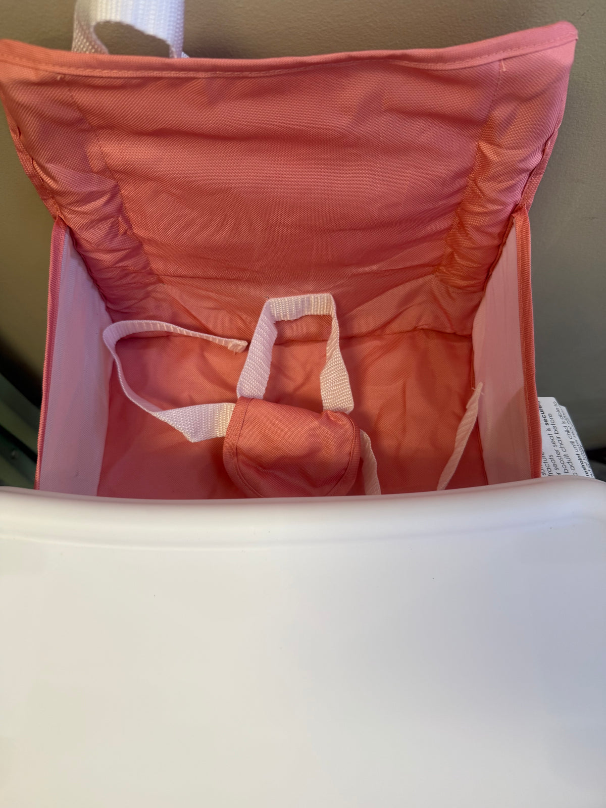 Portable Baby High Chair/Booster Seat, Pink
