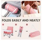 Portable Baby High Chair/Booster Seat, Pink