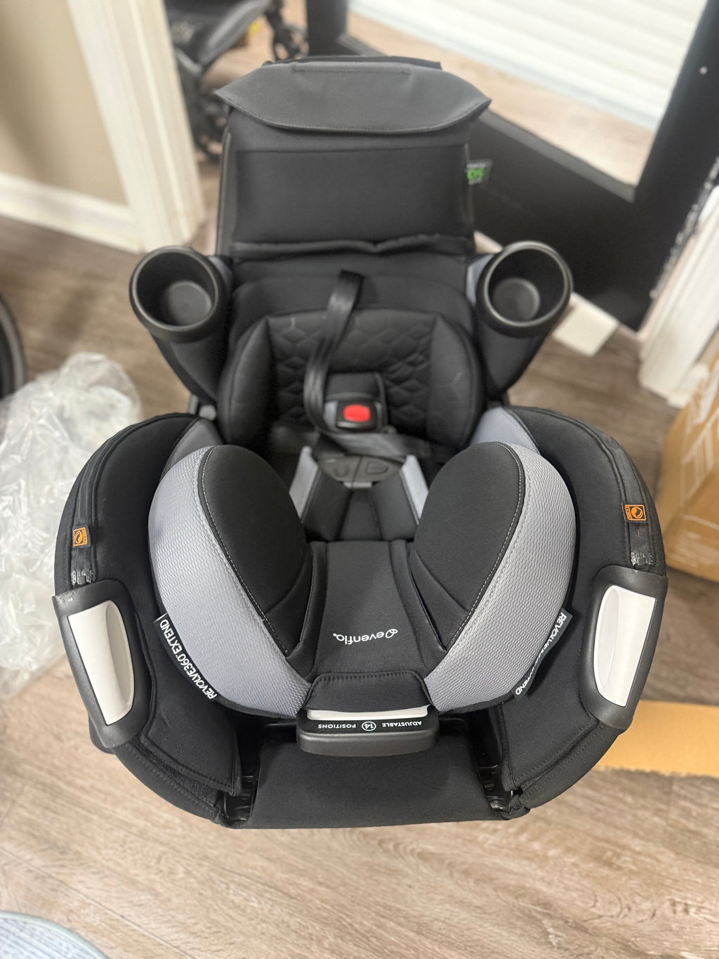 Evenflo Revolve360 Extend Car Seat, Gray