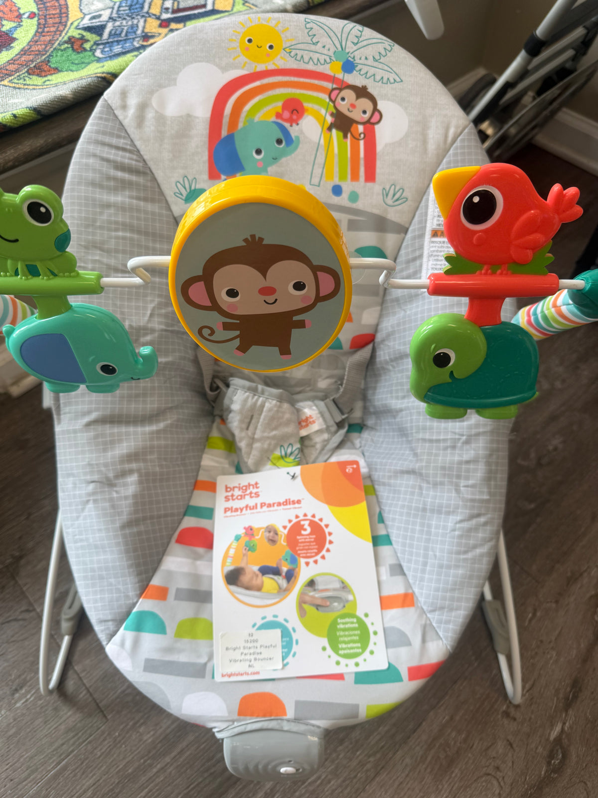 Bright Stars Playful Paradise Baby Bouncer