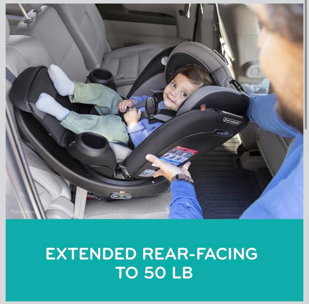 Evenflo Revolve360 Extend Rotating Car Seat, Rowe Pink