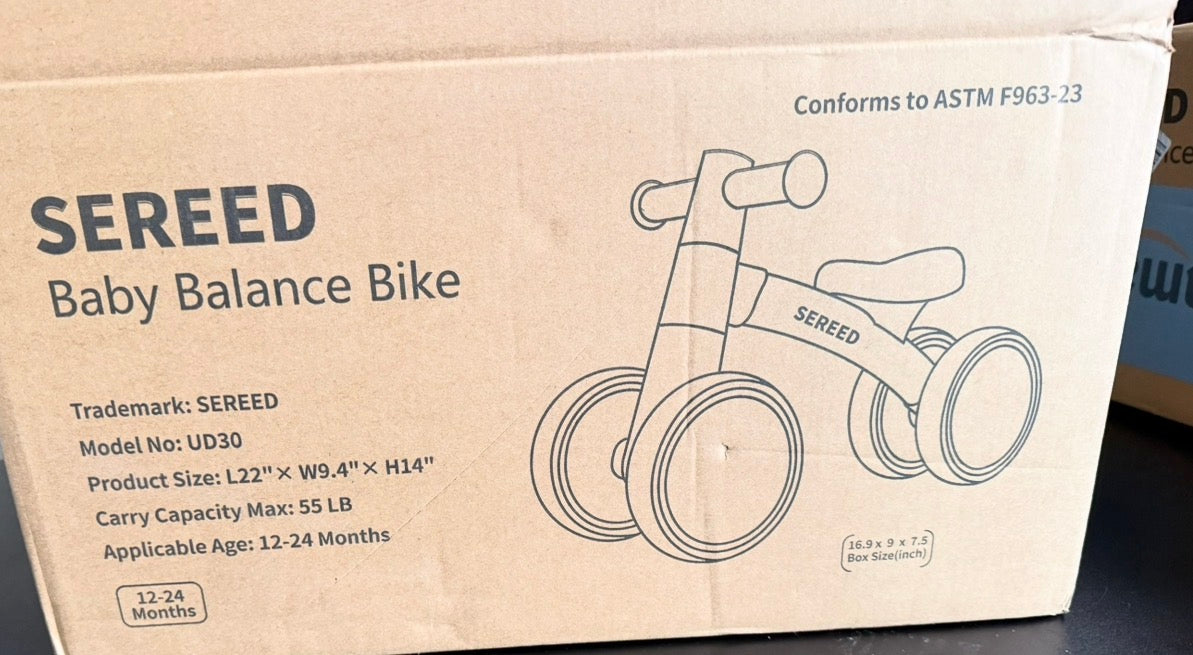 Baby Balance Bike, Pink