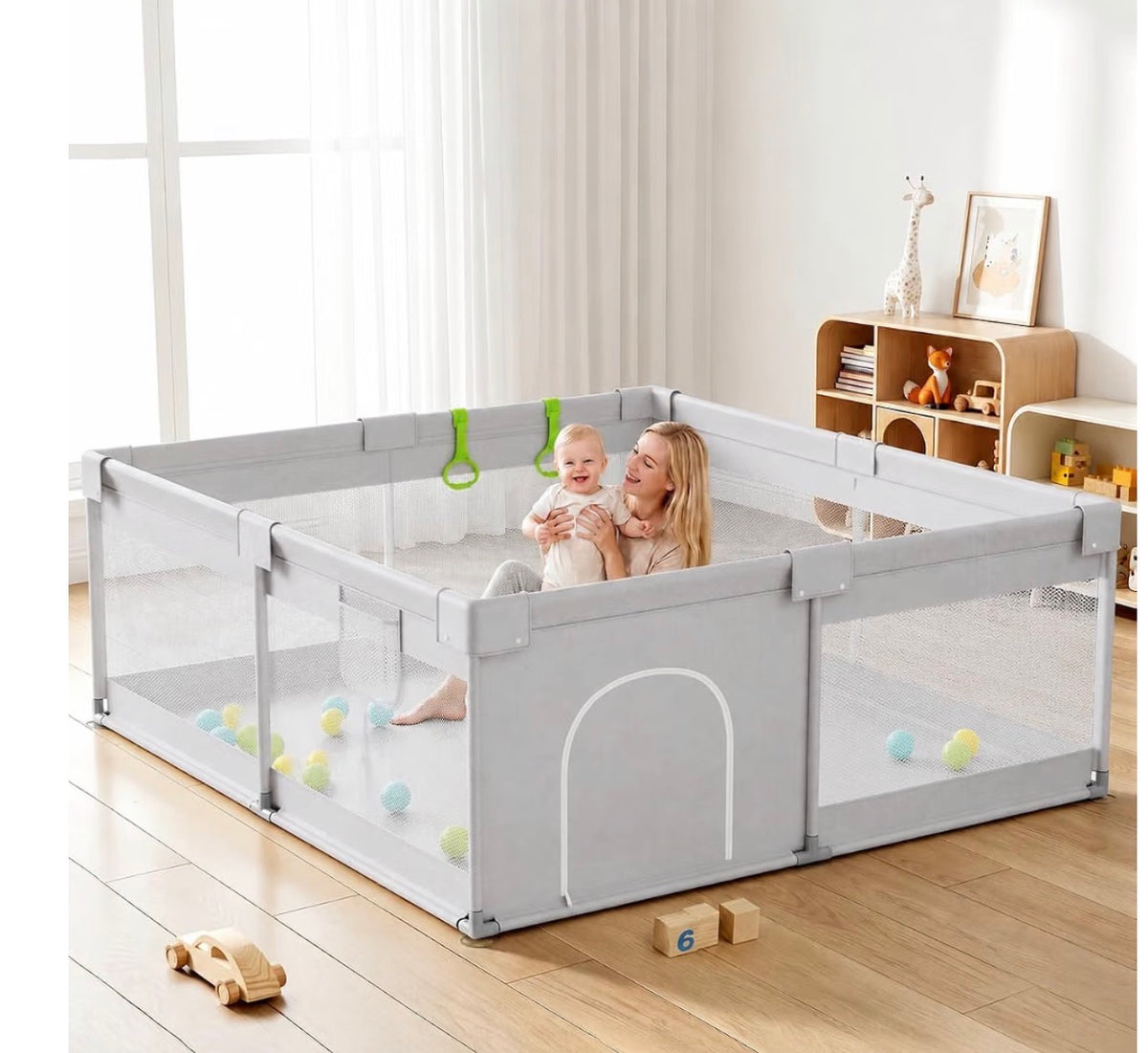 Baby Playpen 47x47, Gray