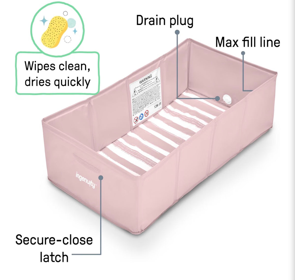 Ingenuity Tuckaway Bathtub