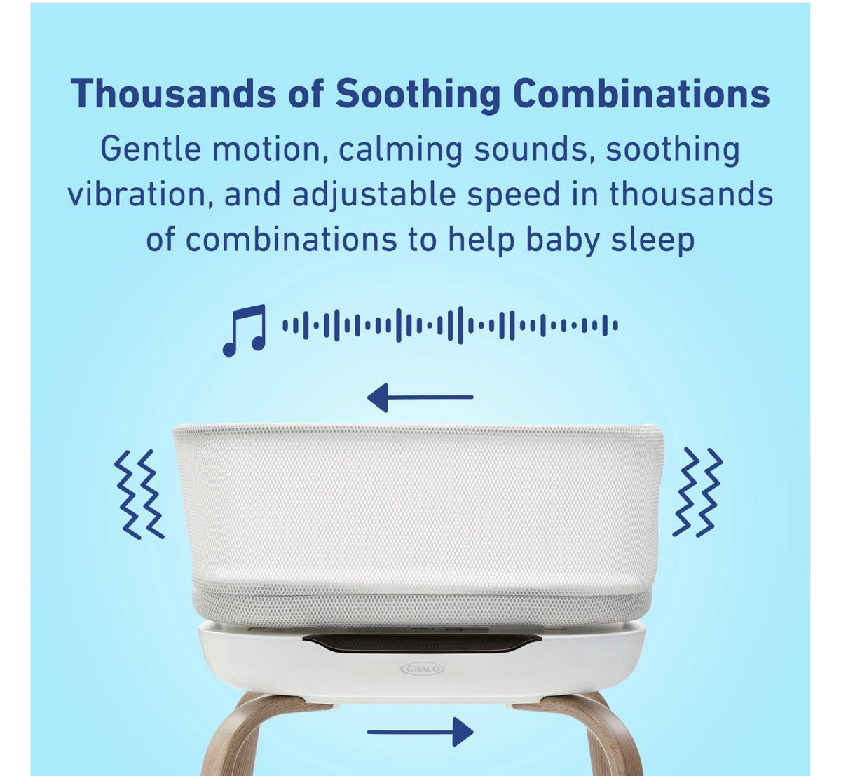 Graco SmartSense Soothing Bassinet
