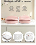 Mamatepe Baby Changing Pad, Pink