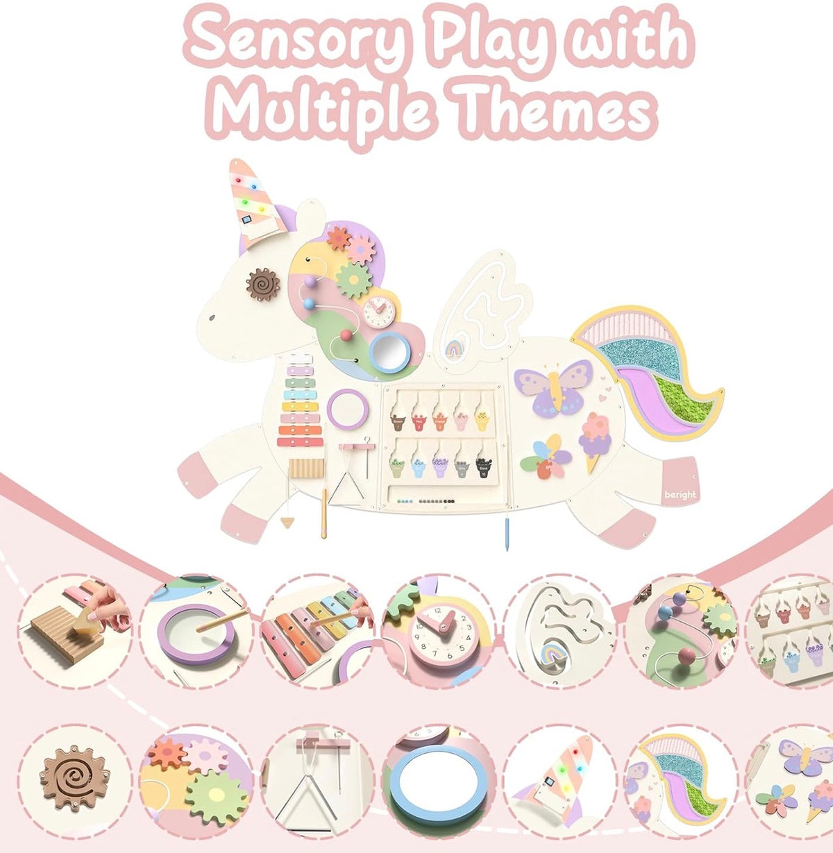 Unicorn Activity Wall Busy Board