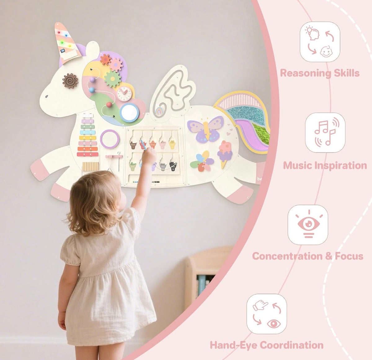 Unicorn Activity Wall Busy Board