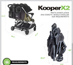 Joovy Kooper X2 Double Stroller