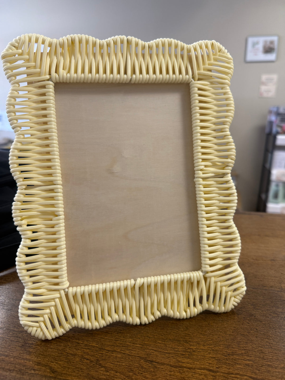 3 Pack Rattan Picture Frames