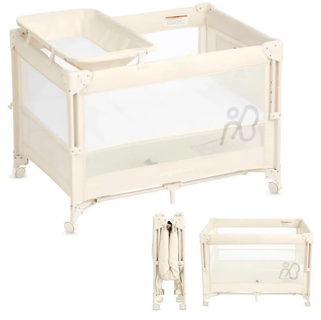 Angelbliss Baby Bassinet with Diaper Changer