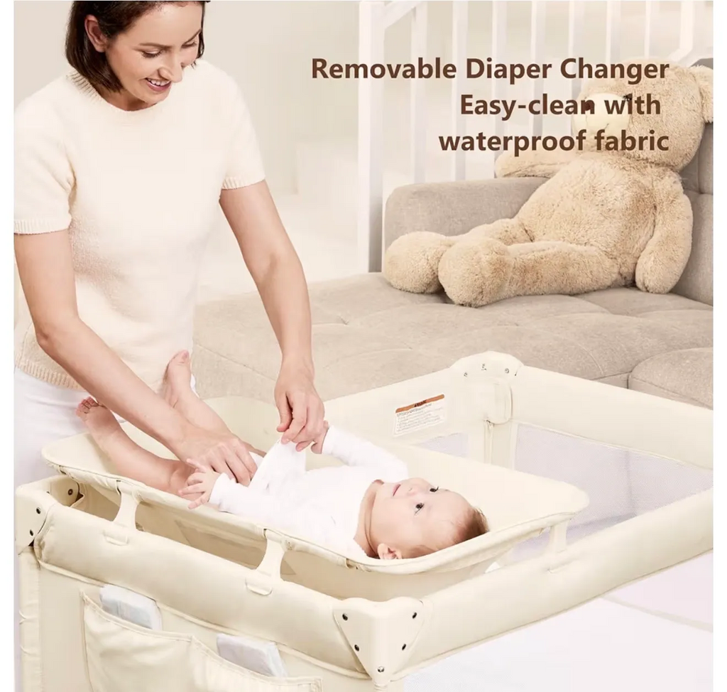 Angelbliss Baby Bassinet with Diaper Changer