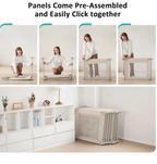 Doradotey Adjustable Folding Baby Playpen, (79x71)